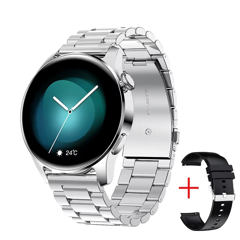 2024 Bluetooth Call Smart Watch Men Full Touch Sport Fitness Watches Men Waterproof Heart Rate Smartwatch Man Android IOS