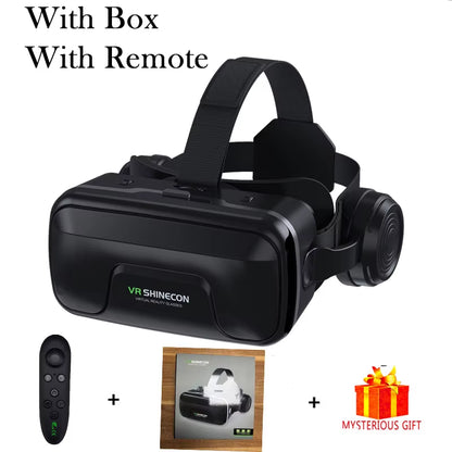 VR Shinecon 10.0 Casque Helmet 3D Glasses Virtual Reality Headset for Smartphone Smart Phone Goggles Video Game Viar Binoculars