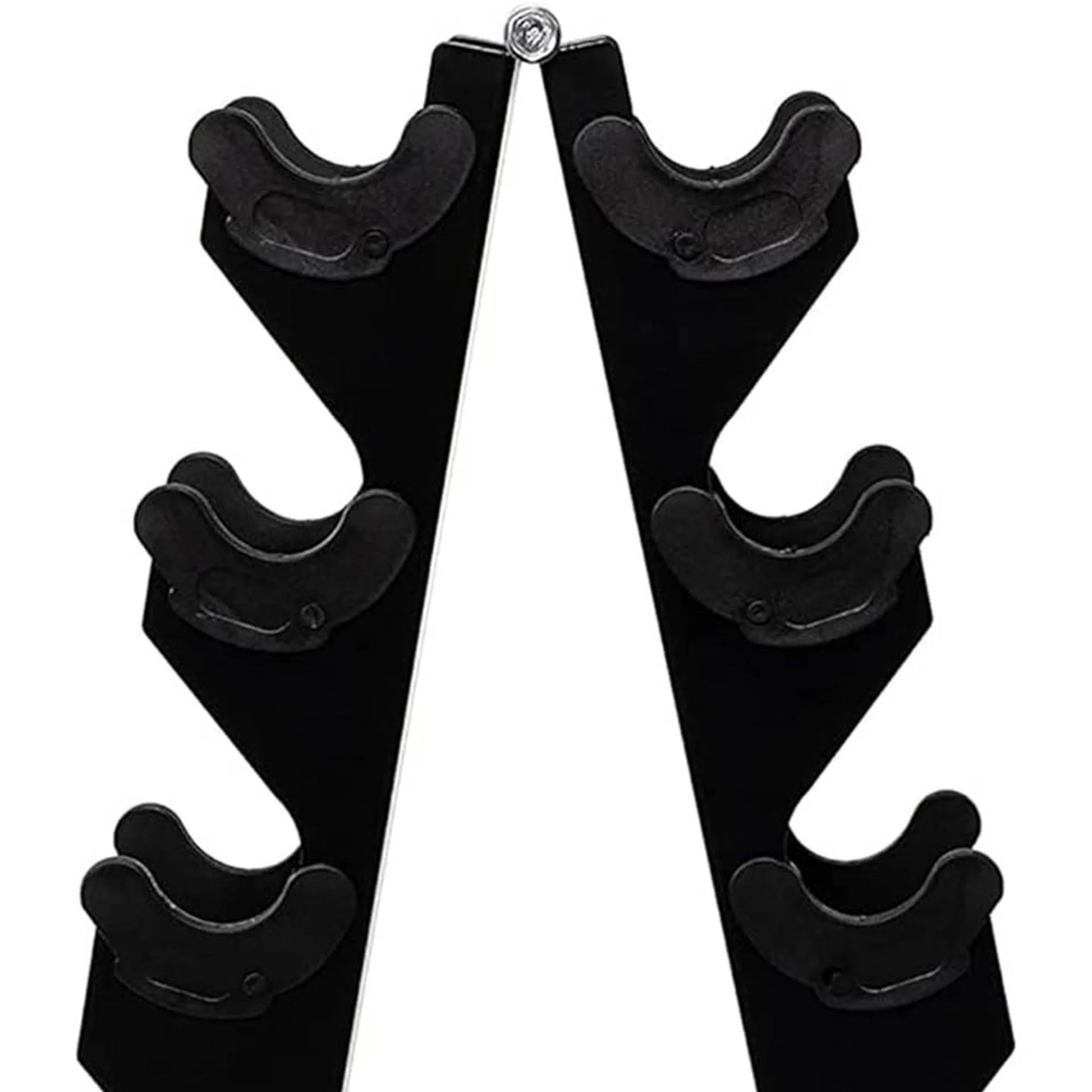 Fitness 76 Lb Neoprene Coated Dumbbell Set W/ Stand, Multicolor