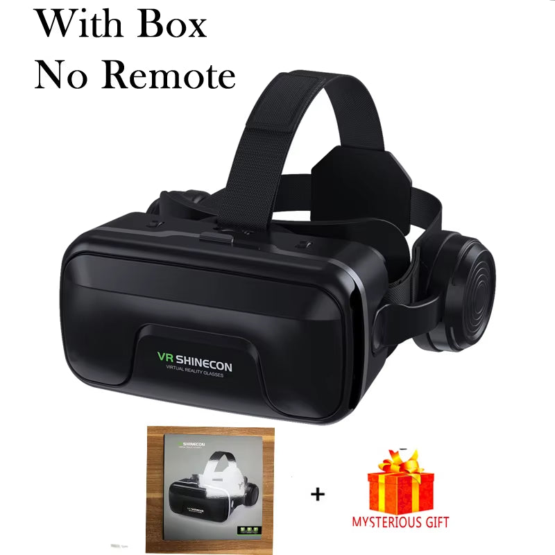 VR Shinecon 10.0 Casque Helmet 3D Glasses Virtual Reality Headset for Smartphone Smart Phone Goggles Video Game Viar Binoculars