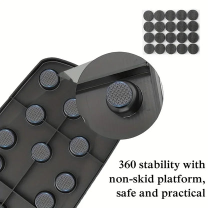 Foldable Push-Up Board Set - Multifunctional Fitness Equipment for Chest, Abdomen, Arms, and Back Workouts