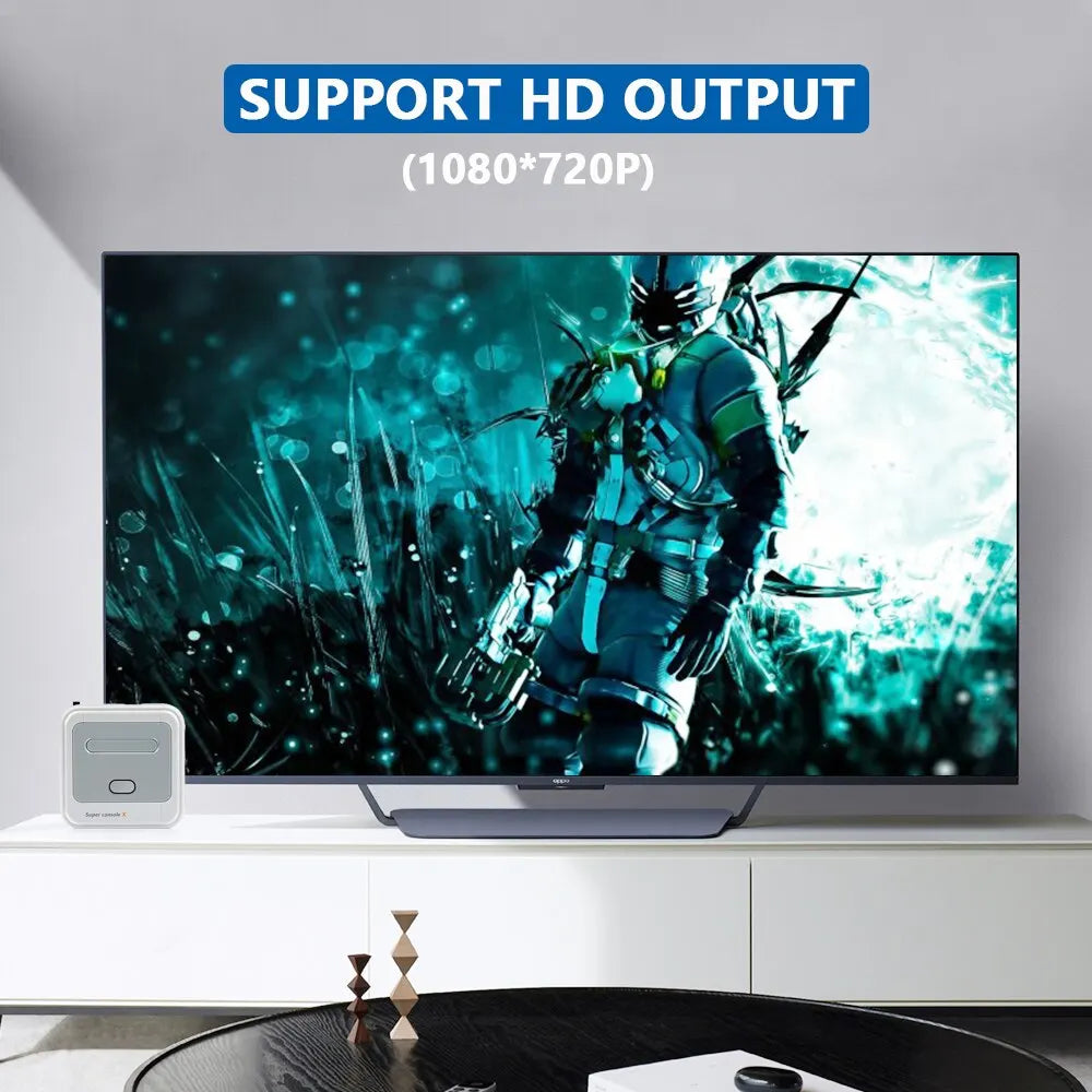 Game Box Super Console X Retro Video Game Console Support 90000 Games 50 Emulators for PS1/PSP/MAME/DC with Controllers