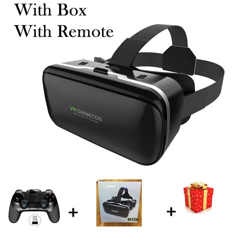 VR Shinecon 10.0 Casque Helmet 3D Glasses Virtual Reality Headset for Smartphone Smart Phone Goggles Video Game Viar Binoculars