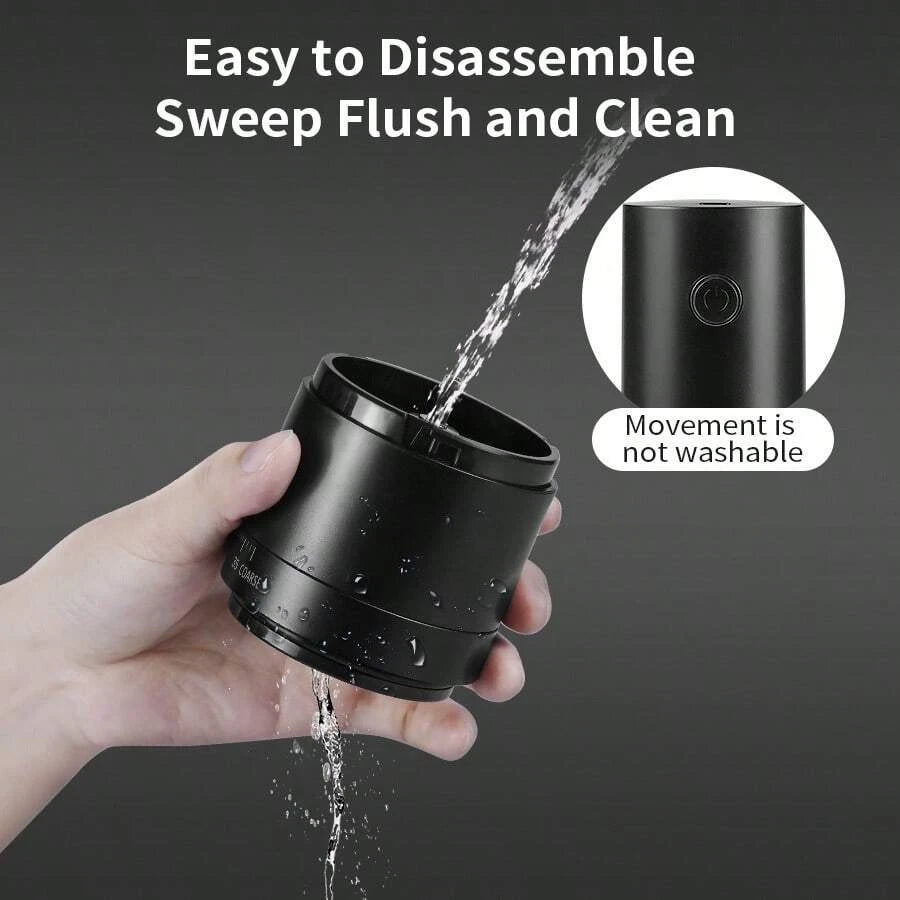 New Portable USB Electric Coffee Bean Grinder 38 Gears External Adjustable 1500Mah Rechargeable Household Mini Coffee Machine