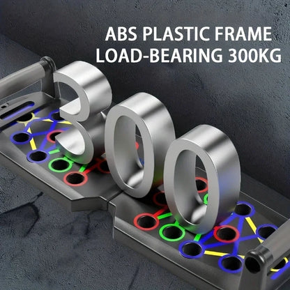 Foldable Push-Up Board Set - Multifunctional Fitness Equipment for Chest, Abdomen, Arms, and Back Workouts