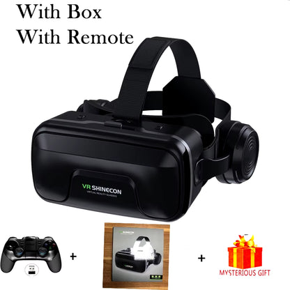 VR Shinecon 10.0 Casque Helmet 3D Glasses Virtual Reality Headset for Smartphone Smart Phone Goggles Video Game Viar Binoculars