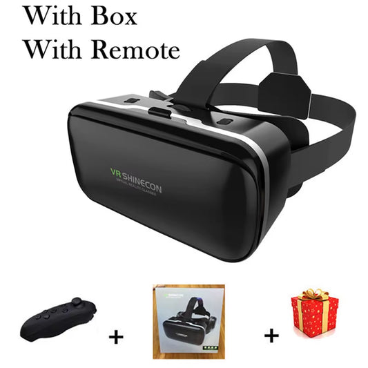 VR Shinecon 10.0 Casque Helmet 3D Glasses Virtual Reality Headset for Smartphone Smart Phone Goggles Video Game Viar Binoculars